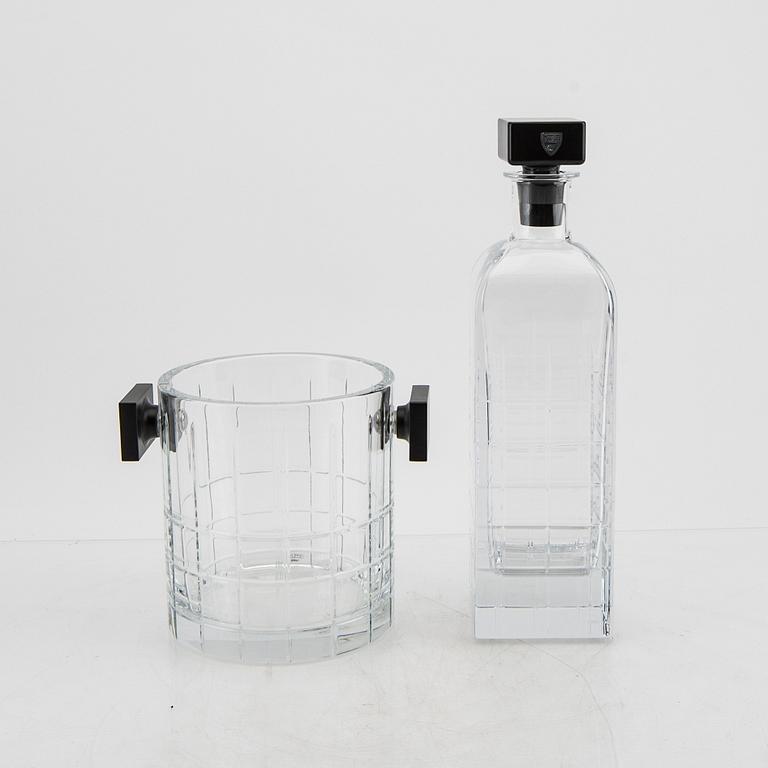 Jan Johansson, a 32 pcs glass service "Street" from Orrefors later part of the 20th century.