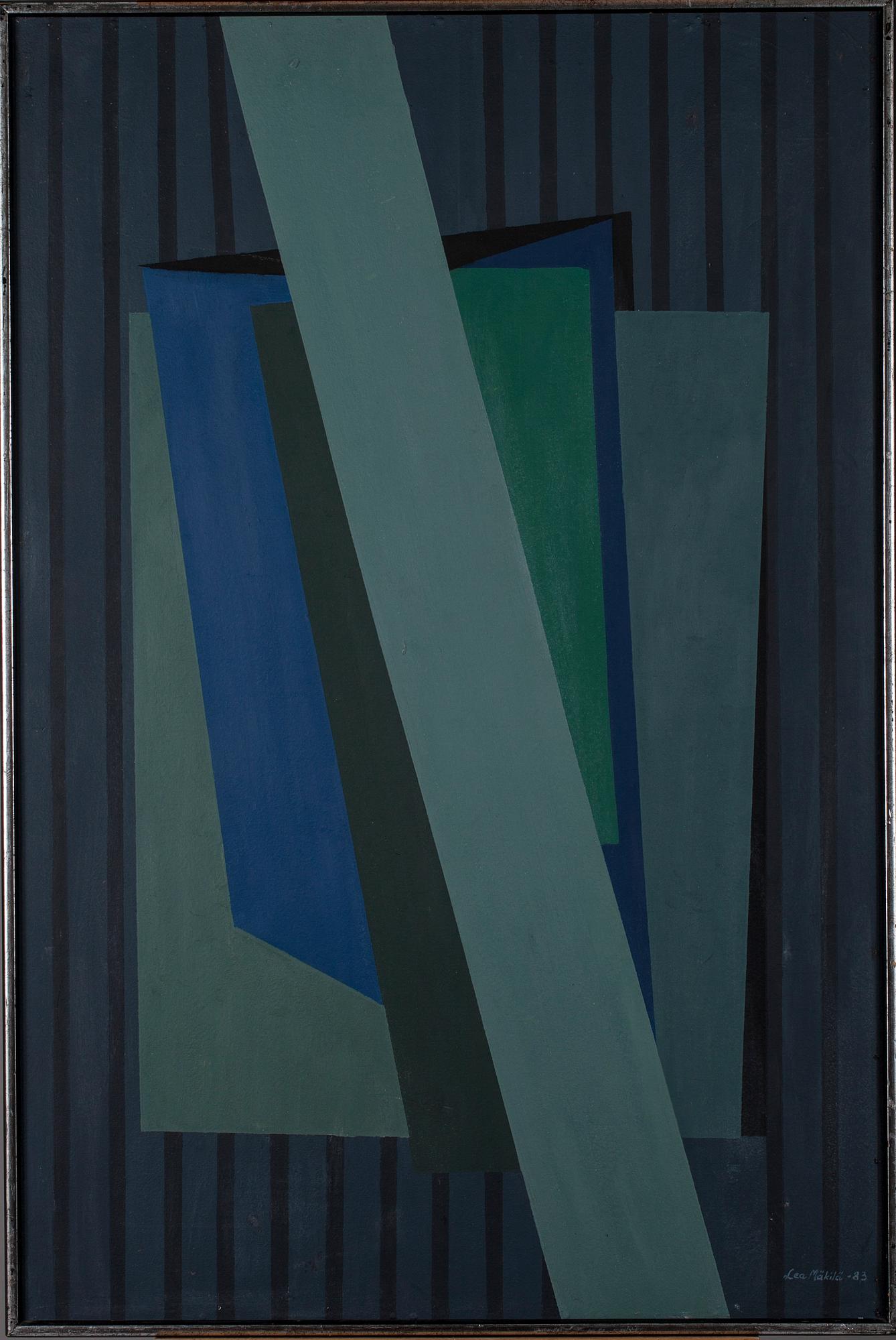 LEA MÄKILÄ, olja på skiva, signerad och daterad -83.