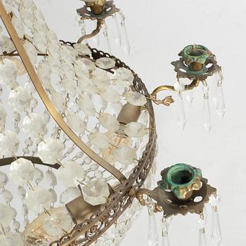 Ljuskrona, empirestil, 1900-talets andra hälft.