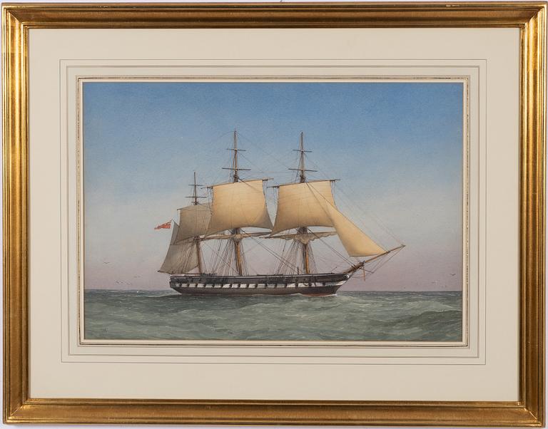 William Frederick Mitchell,  H M Frigate "Arethusa" 50 guns.