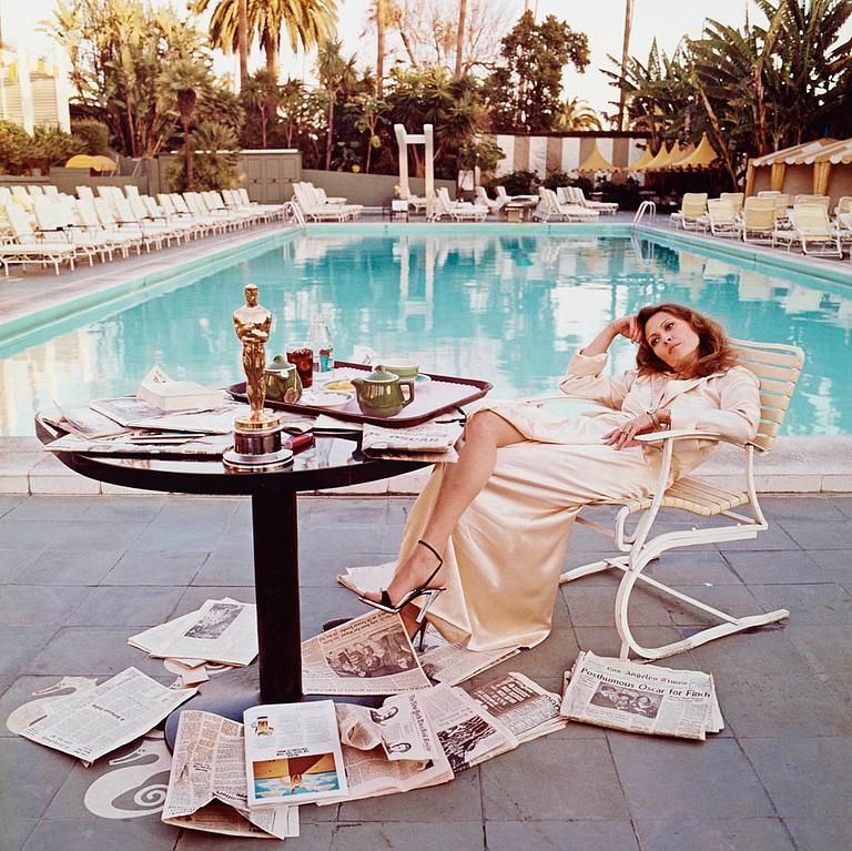 Terry O'Neill, "Faye Dunaway, Hollywood, 1977".