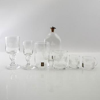 Service, 50 pcs "Antik" Reijmyre, later part of the 20th century.