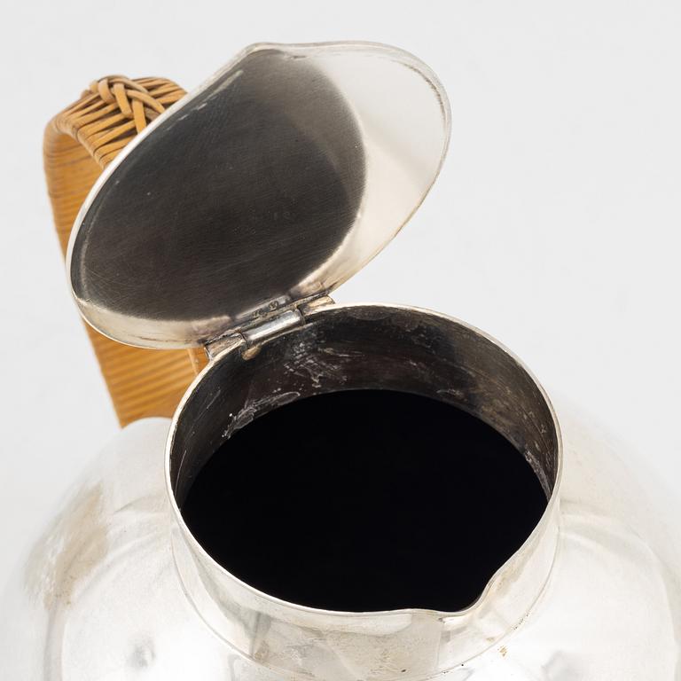 Sylvia Stave, a silver plated jug, CG Hallberg, 1930's.