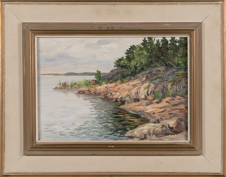 Erkki Kosonen, oil on canvas, signed.