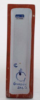 VAS, fajans, "Karneval", Stig Lindberg, Gustavsbergs studio.