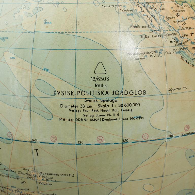 JORDGLOB, 1900-talets andra hälft.