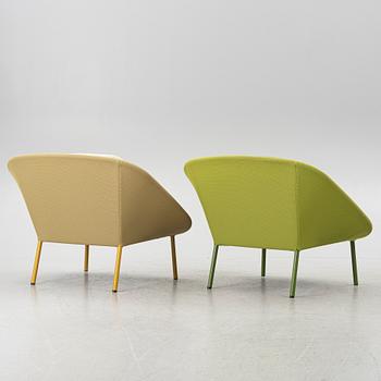 Cate and Nelson, armchairs, a pair, "Netframe", Offecct.