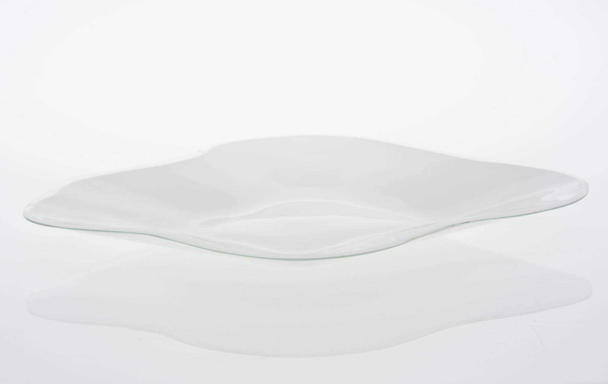 ALVAR AALTO, GLASSKULPTUR, 4 DELAR. Aalto-blomman. Sign. Alvar Aalto. Iittala 1980/90-talet.