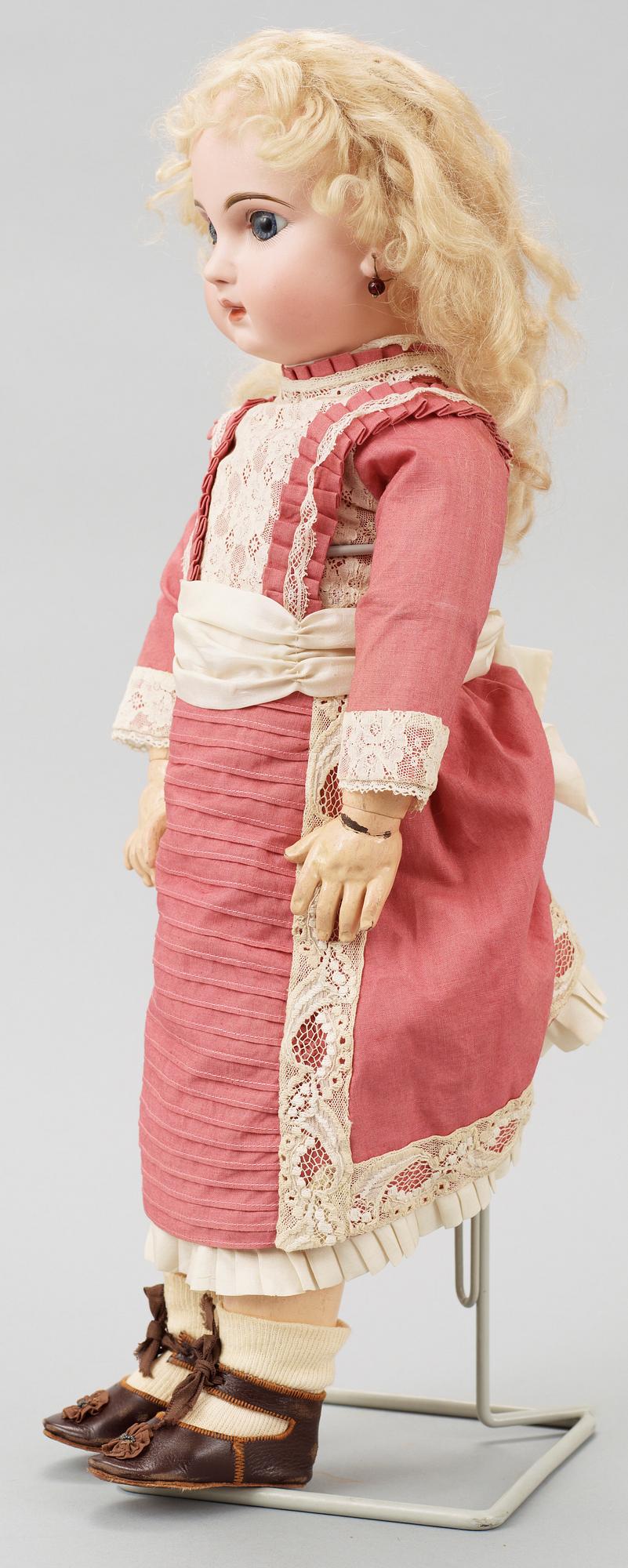 FLICKDOCKA, biskvi. Tete Jumeau Bébé, SGDG 10. Frankrike, 1900-talets första del.