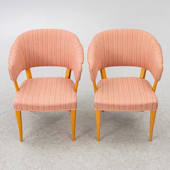 Carl Malmsten, A pair of armchairs "Lata Greven", second half of the 20th century.