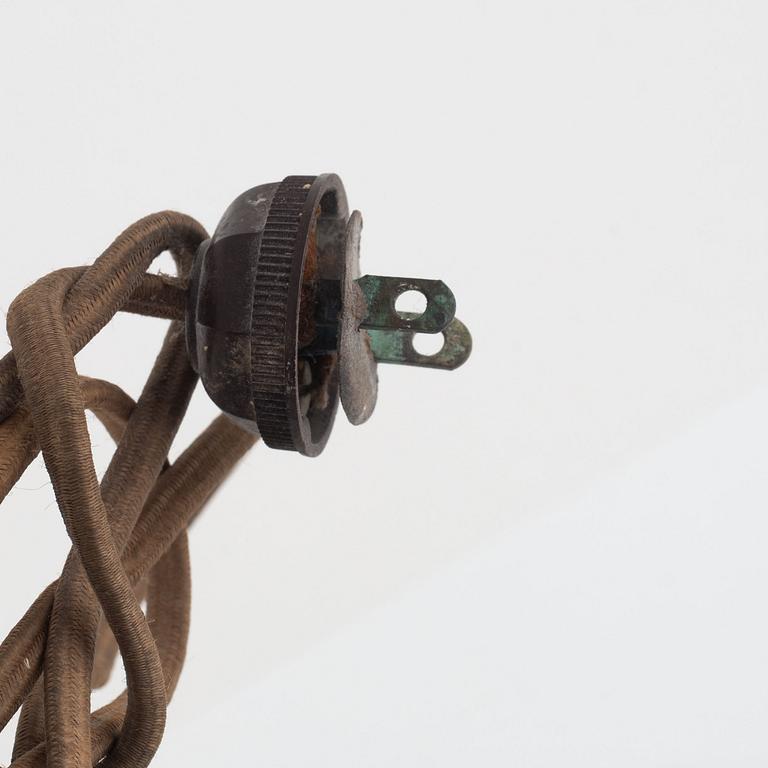 Lurelle Guild, a 'The Colonel' table lamp, Chase, USA, 1930's.