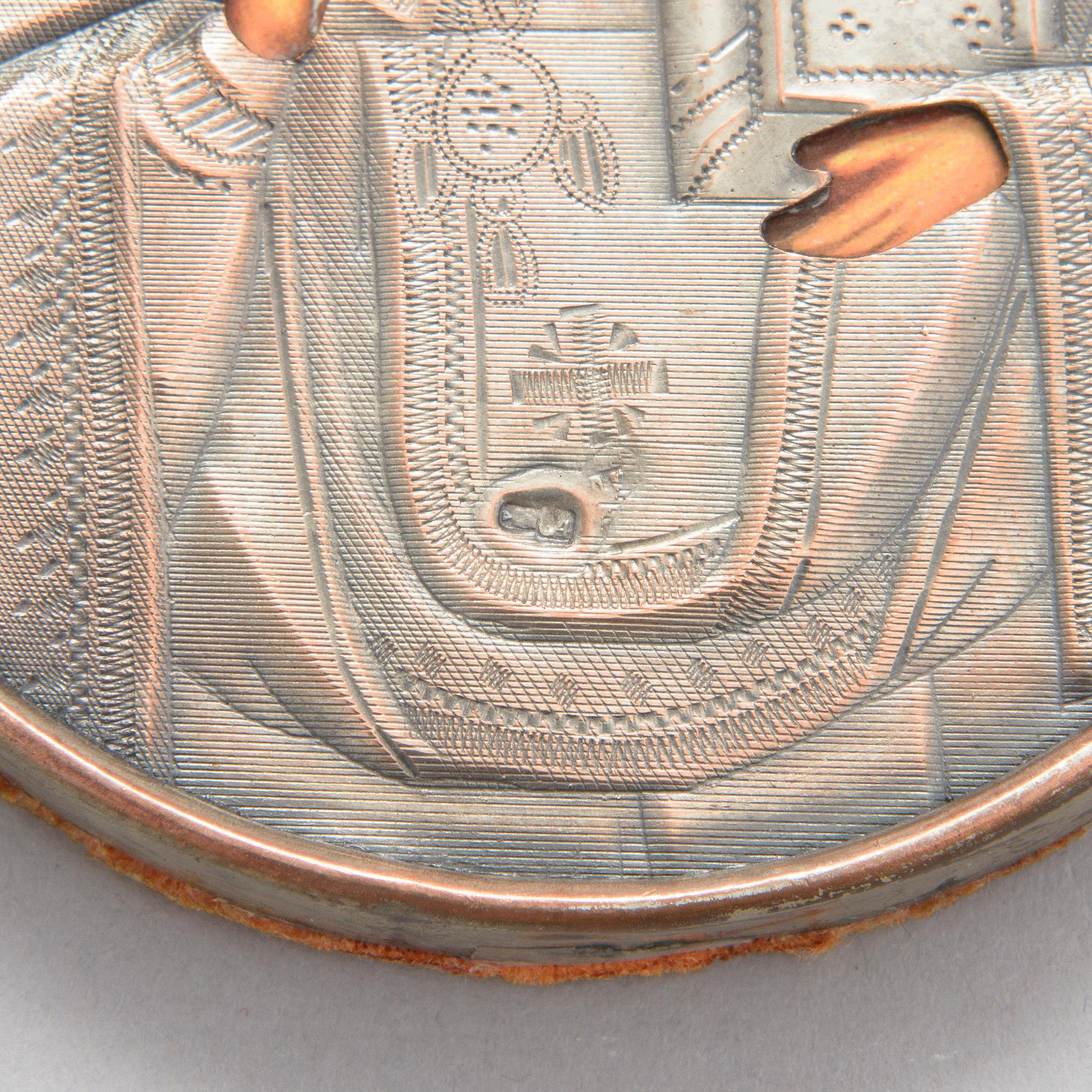 Three early 20th-century Russian travelling icons.
