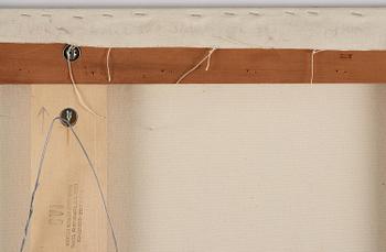 Harvey Quaytman, "Ivory, Slat and Black Glass".