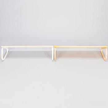 ALVAR AALTO, Two late 20th century shelves for Artek.