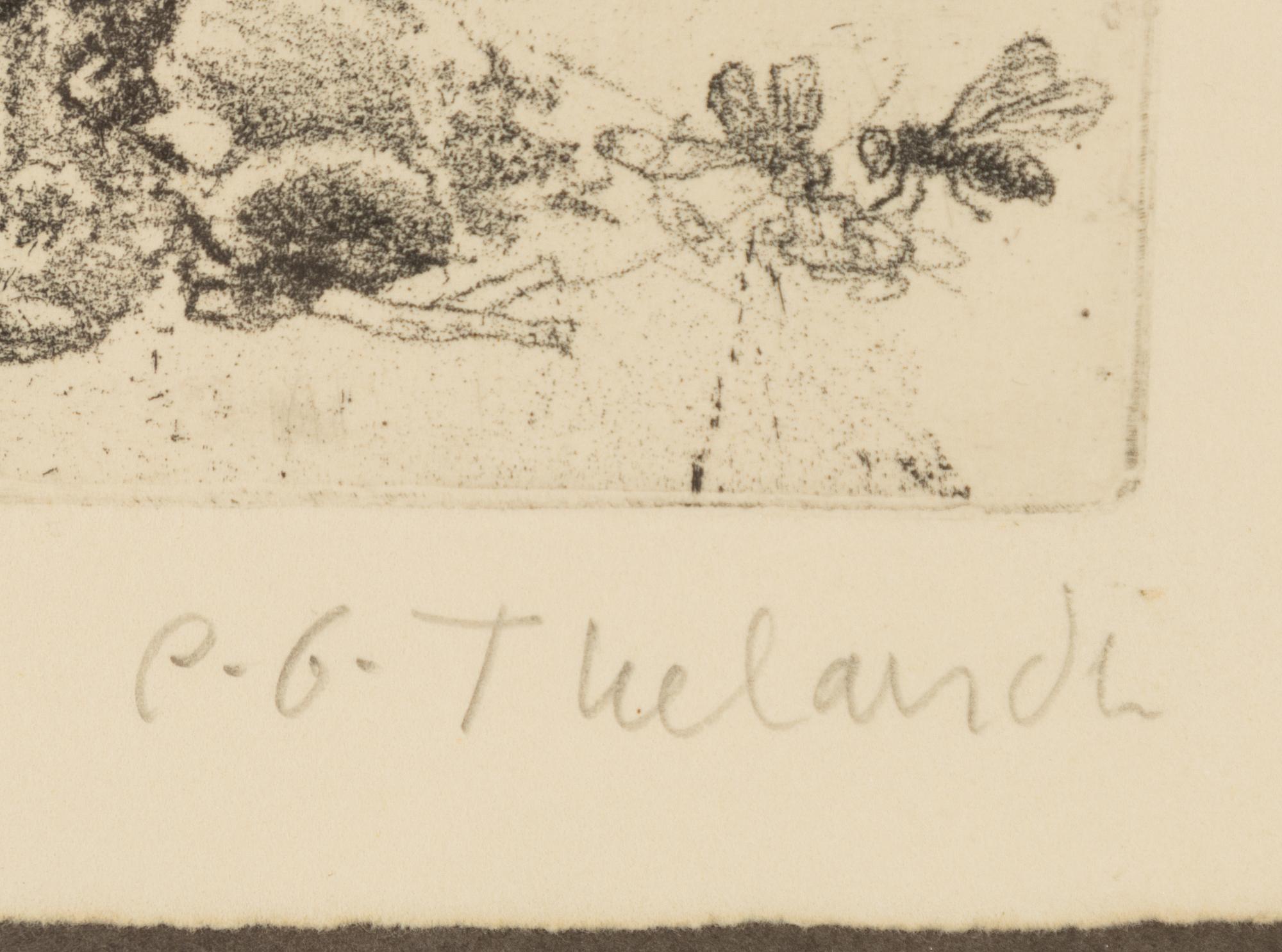 PG Thelander, "Man på bord", "Flugsvamp I", "Man-Fisk".