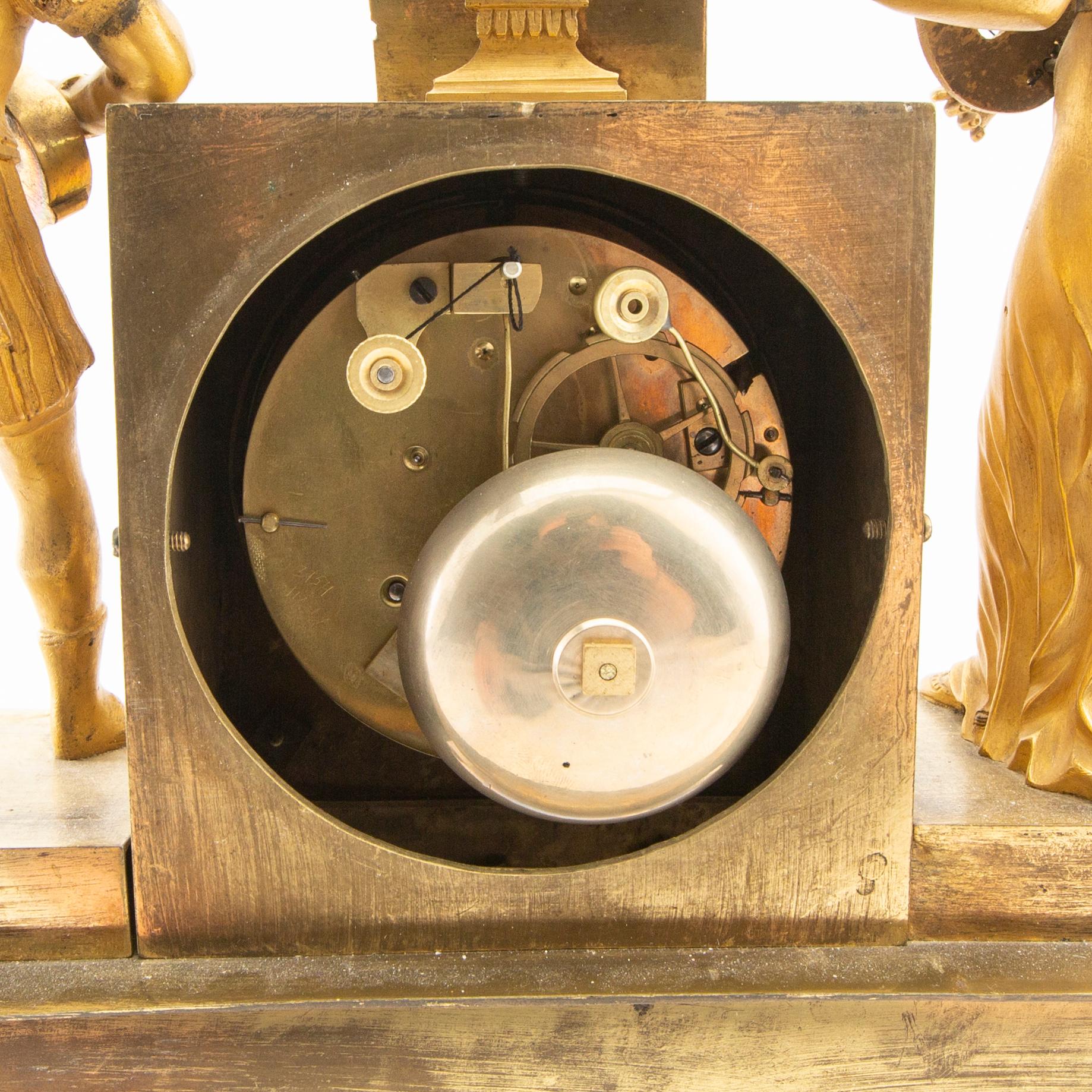 Table pendulum late Empire mid-19th century.