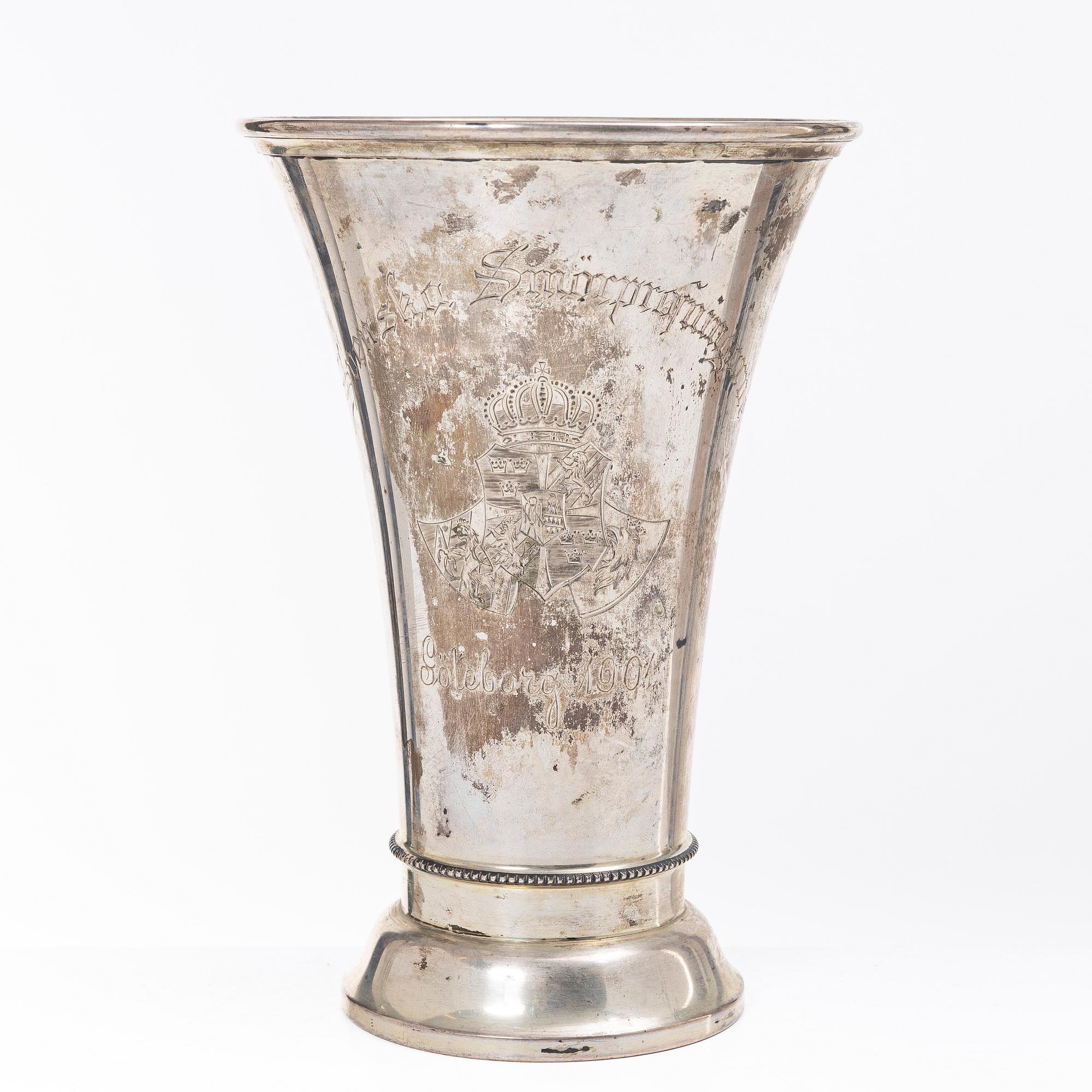 Karl Anderson, Bägare, silver, Stockholm 1901.