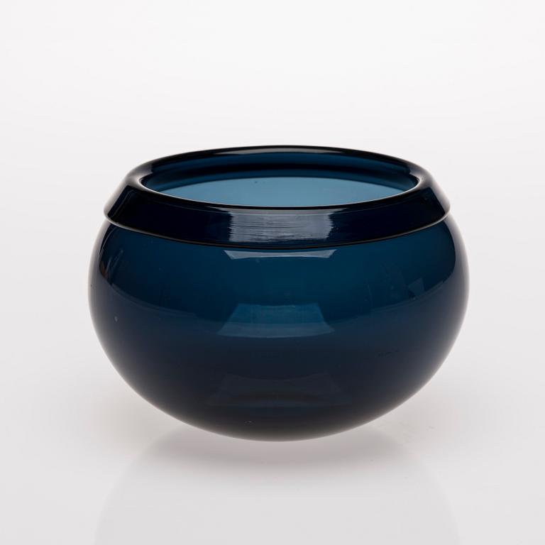 SKÅL, glas, "Pantareuna" signerad Timo Sarpaneva - 302. Iittala. 1950-talets slut.