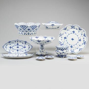 A Royal Copenhagen part service, 11 pieces.