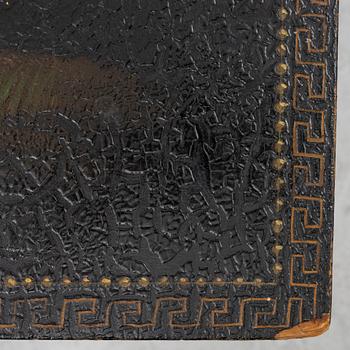 A late Gustavian tilt-top table from J. N. Asplinds workshop in Falun (1785-1820).