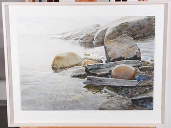 ZOLADZ, STANISLAW. Akvarell. Sign. Zola, dat. -96.