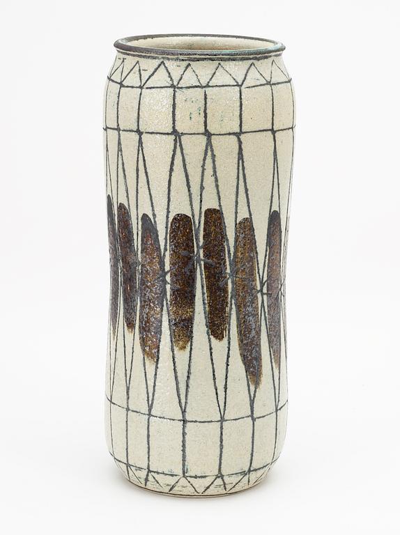 An Anders Bruno Liljefors stoneware vase, Gustavsberg Studio 1952.
