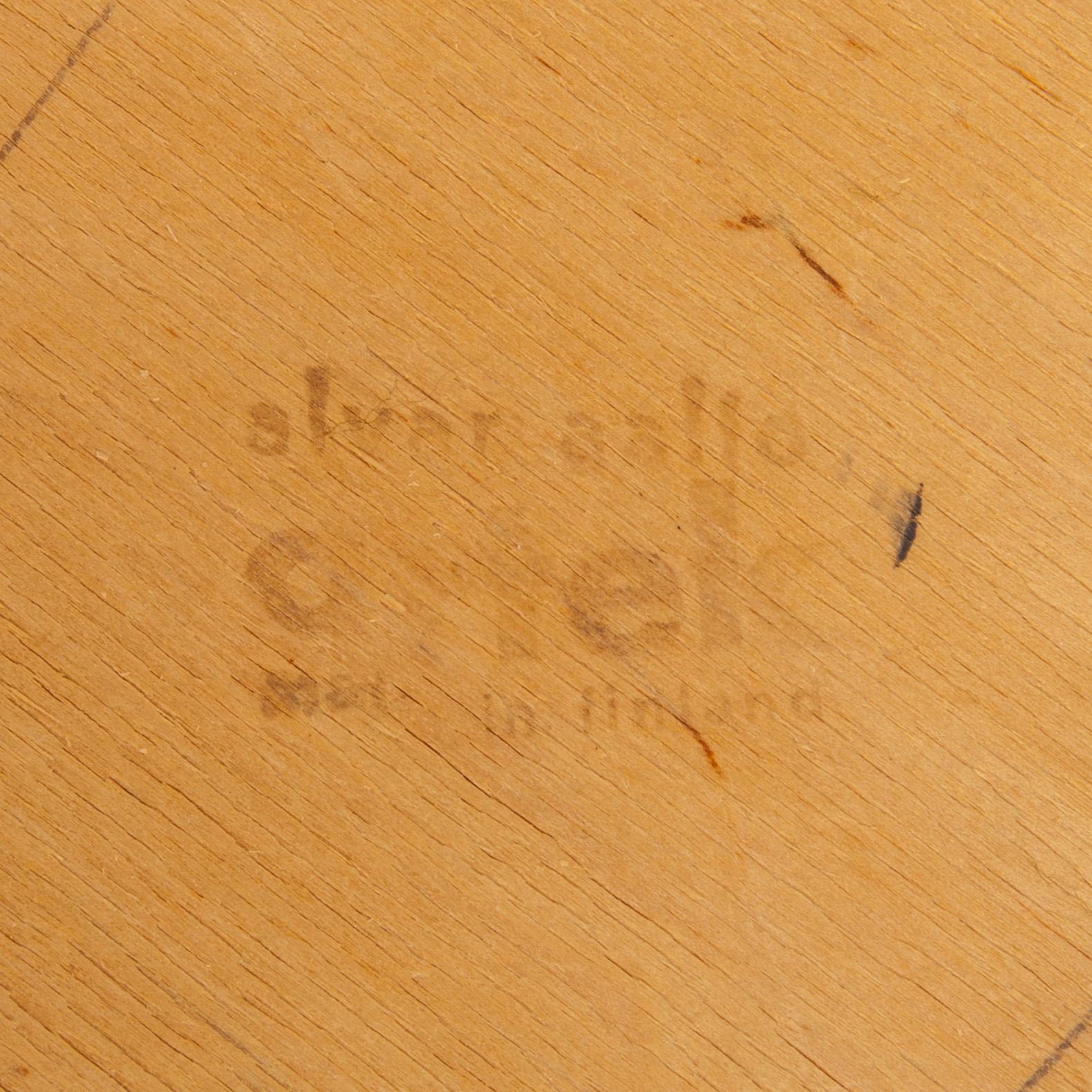 KARMSTOLAR, 6 st, E45, Alvar Aalto, Artek 1900-talets slut.