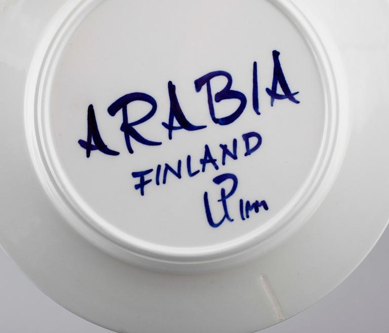 SERVISDELAR, 7 delar, porslin, "Valencia", design Ulla Procopé, Arabia.