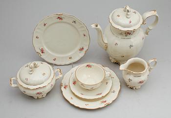 KAFFESERVIS, 27 del, porslin, "Serenad", Rörstrand, 1900-talets mitt.