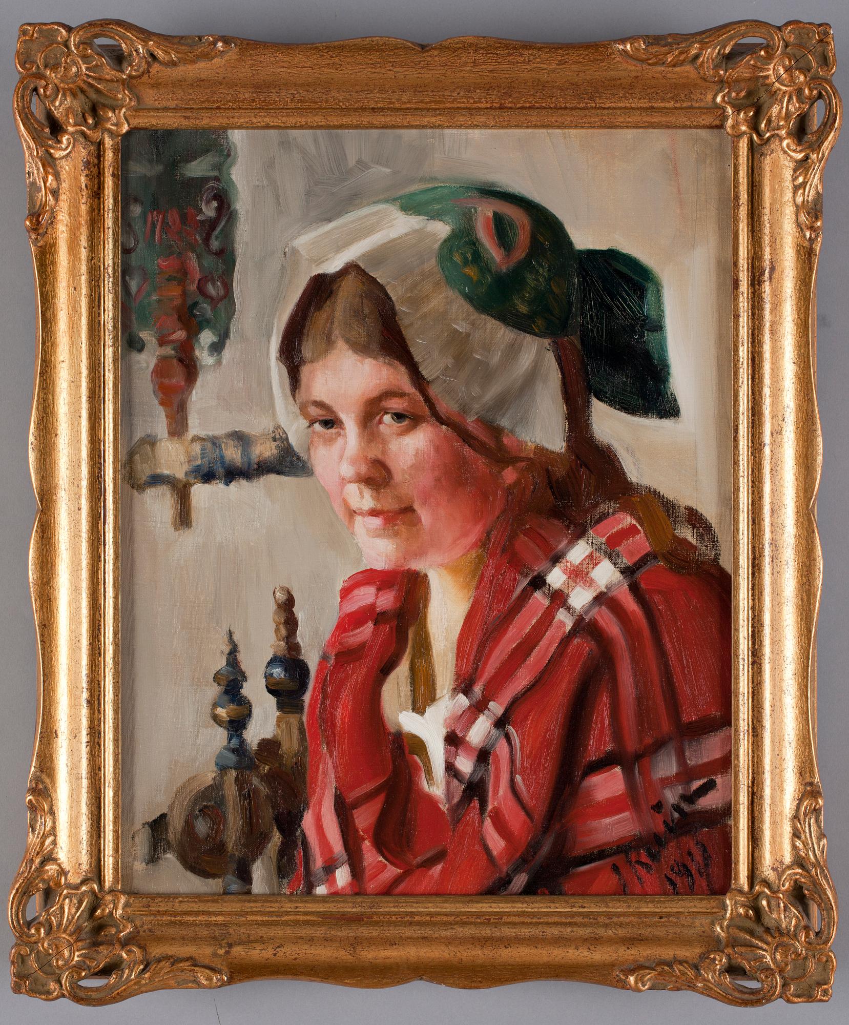 INGRID RUIN, olja på duk, sign o dat 1911.