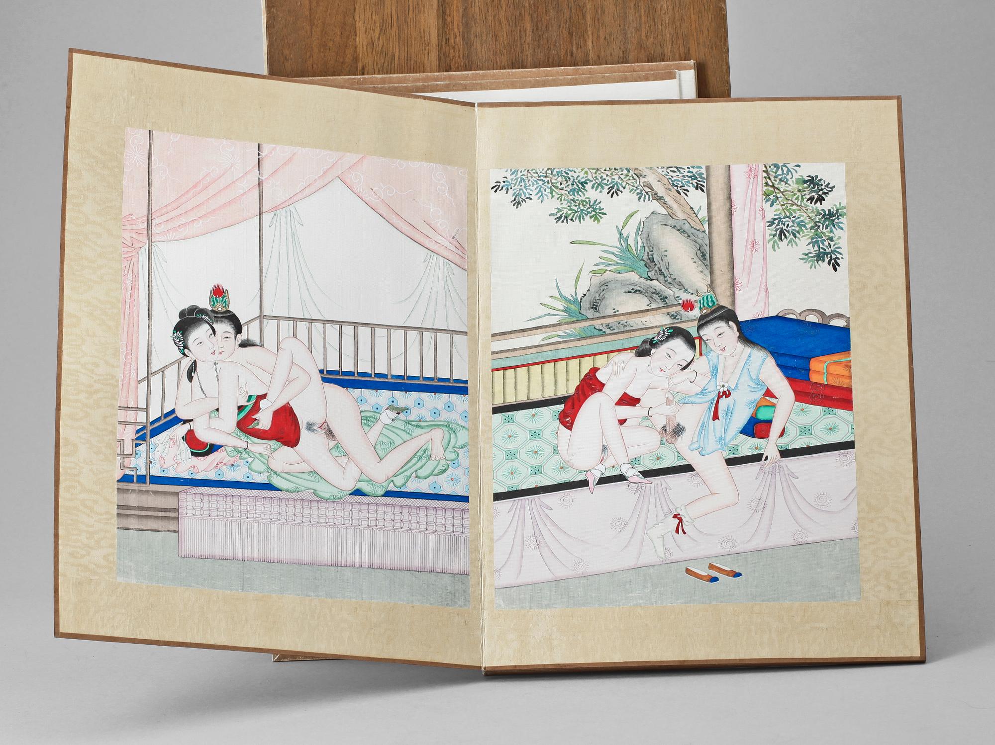 EROTISKA ALBUM, 2 st, Asien 1900-talets början.