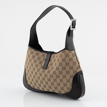 Gucci, a leather and canvas 'Jackie' handbag, 1999.
