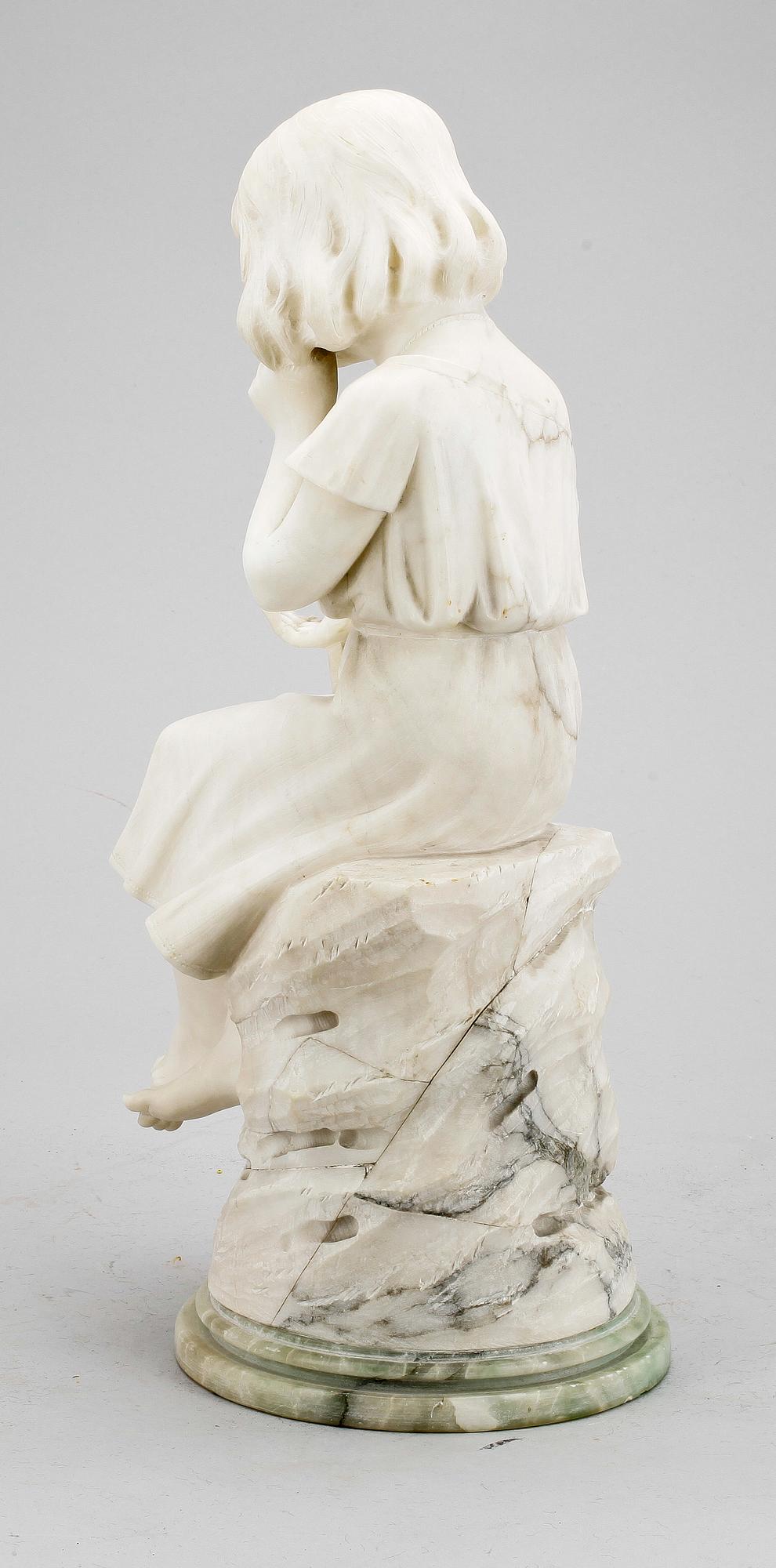 SKULPTUR, marmor, 1900-tal.
