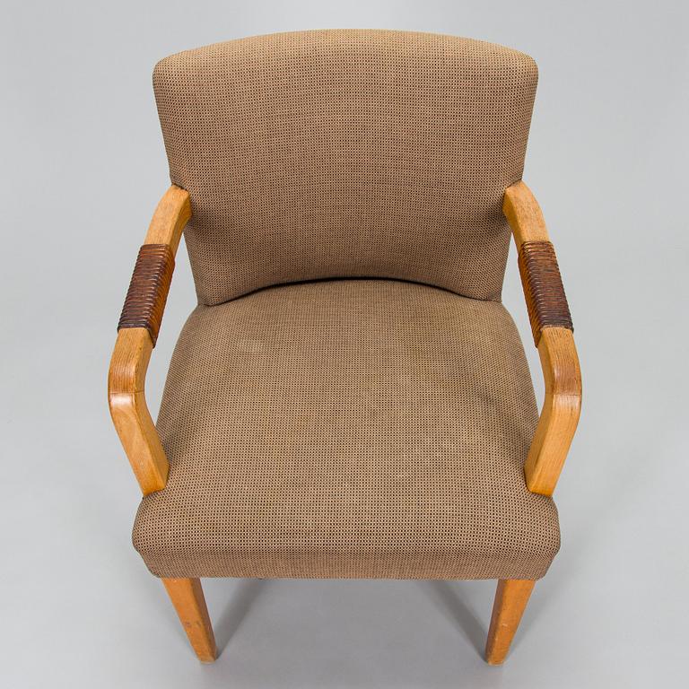 Aino Aalto, A 1930's armchair, model 53, for O.Y. Huonekalu- ja Rakennustyötehdas A.B. Finland.