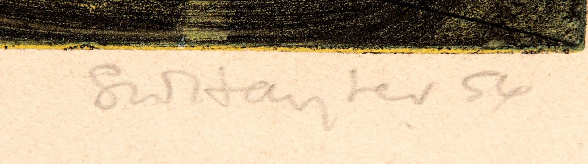 Stanley William Hayter, litografi signerad daterad och numrerad 56 115/200.