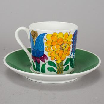 STIG LINDBERG, a part 'Tahiti' porcelain coffee service, Gustavsberg.