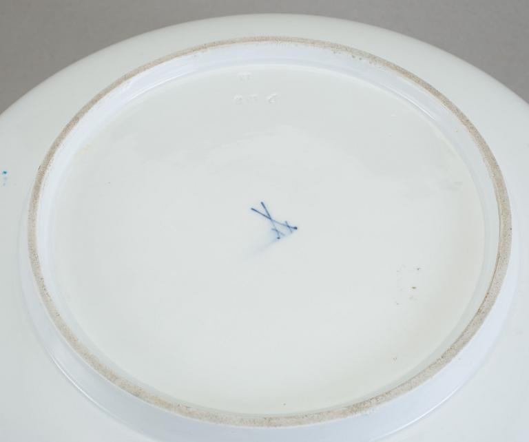 SKÅL/TVÄTTFAT, porslin, Meissen, 1900-tal, sannolikt 1934-1945.