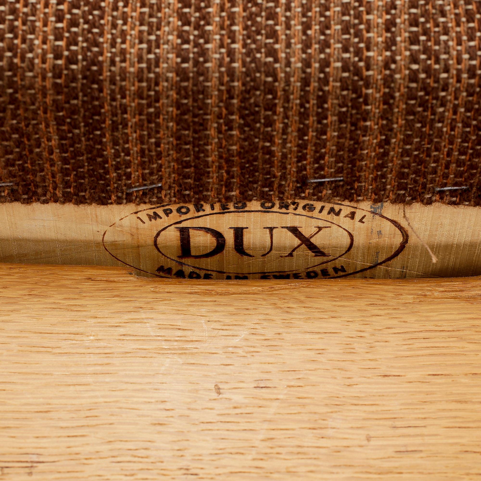 FÅTÖLJ MED FOTPALL, "Profil", Folke Ohlsson, DUX, 1950-60-tal.