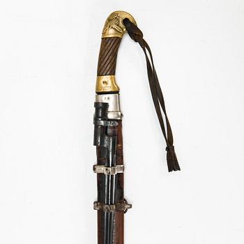 Shaska, model 1881 för kosacker, Ryssland, daterad 1930.