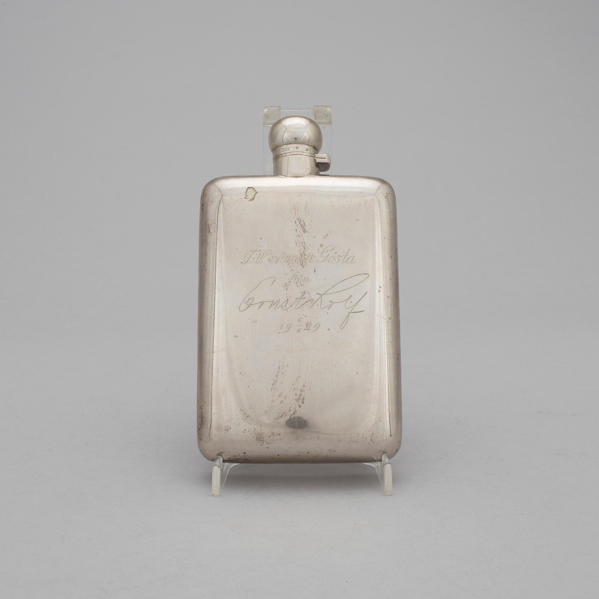 FICKPLUNTA, silver, C G Hallberg, Stockholm 1952. Vikt ca 253 g.