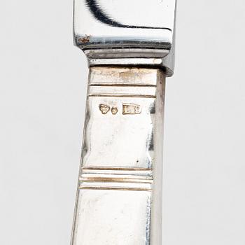 Jacob Ängman, Silver cutlery parts, "Rosenholm", GAB, including Stockholm 1967 (31 pieces).