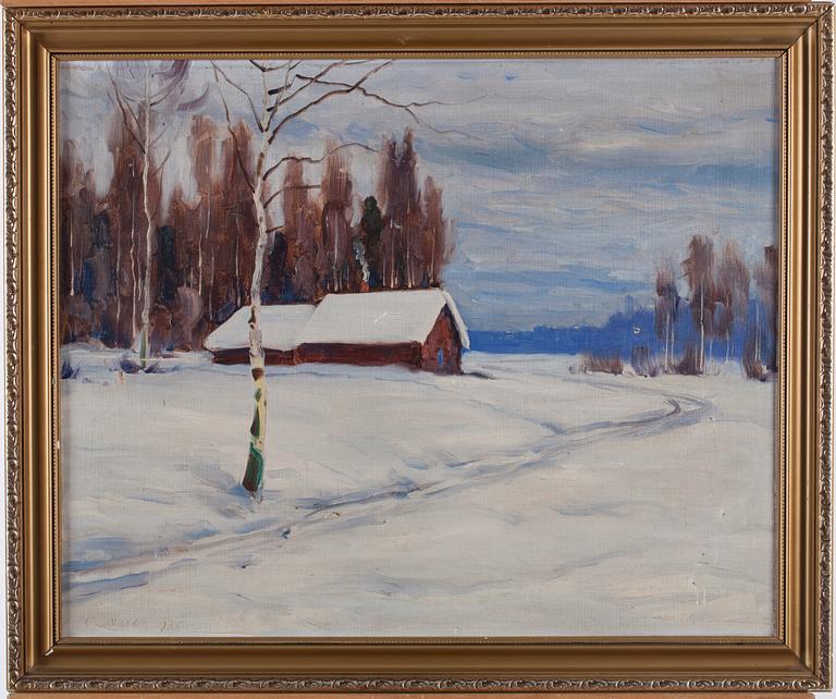 GRIGOR AUER, olja på duk, signerad och daterad 1935.