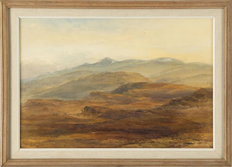 Frank Egginton, watercolour, signed.