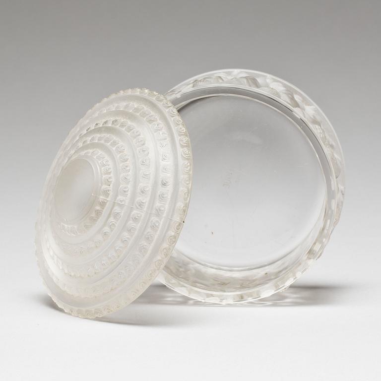 ASK MED LOCK, glas Lalique.