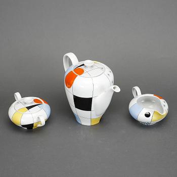 KAFFESERVIS, porslin, Polen, 1950-tal.