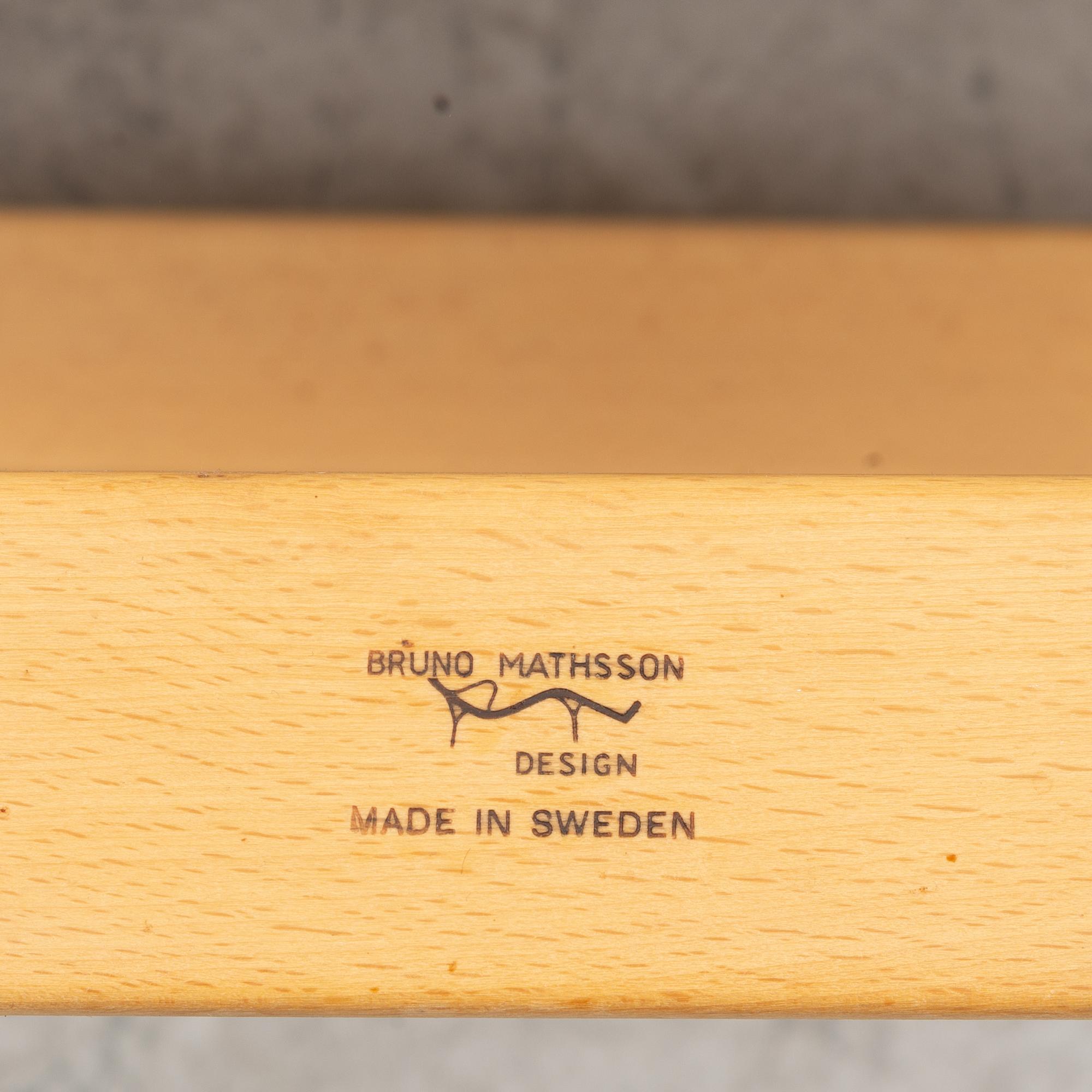 Bruno Mathsson, karmstol, "Eva", Firma Karl Mathsson, 1968.