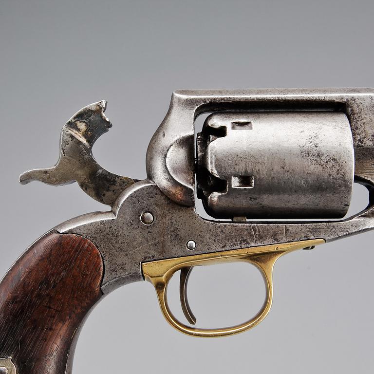SLAGLÅSREVOLVER, Remington Navy, 1862-1863.
