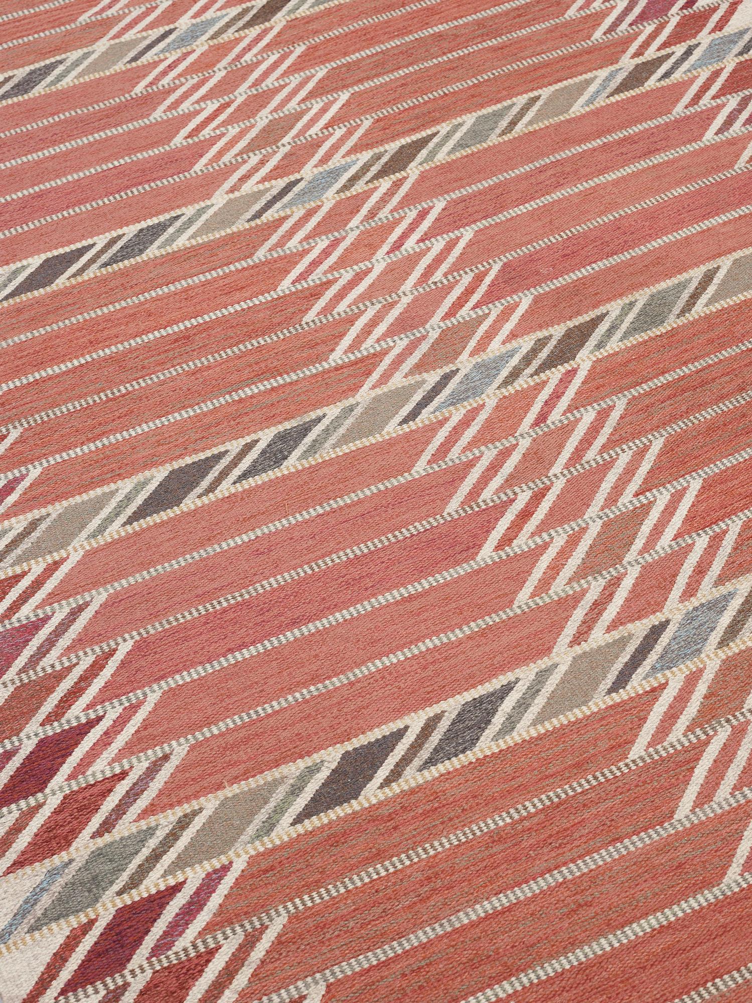 CARPET. Flat weave. 348 x 173 cm. Sweden 1955.