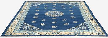 An antique Peking (Beijing) carpet, North China, c. 340 x 275 cm.