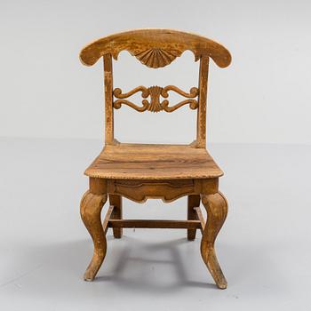 BARNSTOL, allmoge, 1800-talets mitt.